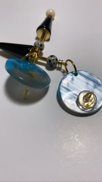 Image 3 of BUTTON BLUE GOLD