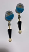 BUTTON BLUE GOLD