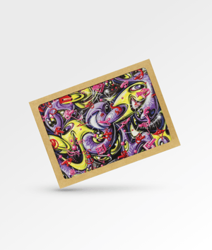 Kenny Scharf - Set of 8 Greeting Cards