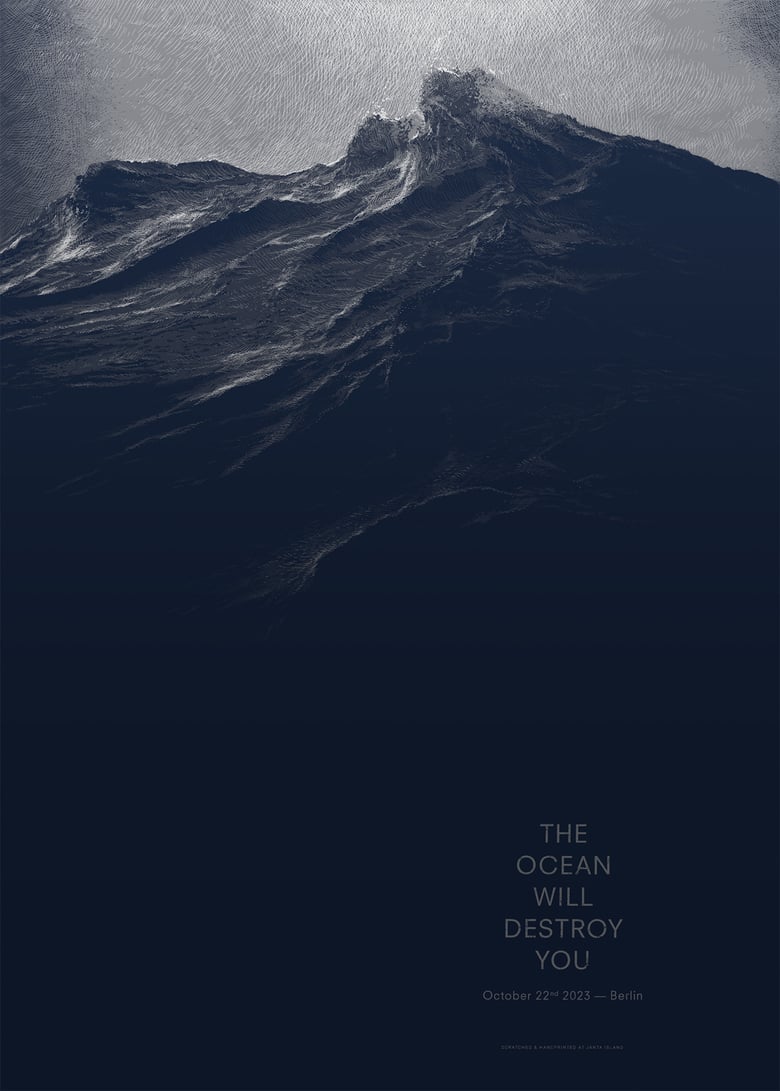 Image of »THE OCEAN WILL DESTROY YOU« Berlin Gig Poster
