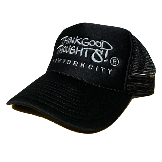 Image of Original Logo Trucker Hat - Black