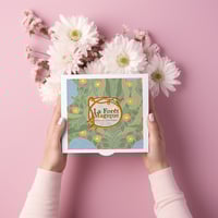 Image 2 of SET 5 POSTALES LA FORET MAGIQUE