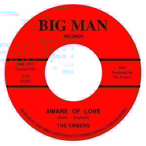 Image of The Embers - Aware Of Love / Just Crazy 'Bout You Baby