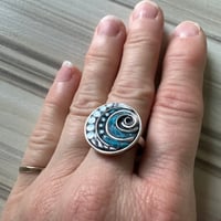 Image 4 of Wave Ring, size 8