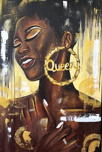 Image 2 of Queen Canvas Print