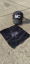 Black Denim Trucker Hat