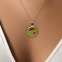 Mushroom Resin Necklace