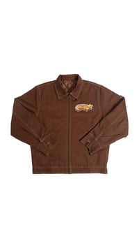 BROWN / LIME NS INDUSTRIAL JACKET