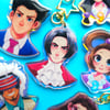 Ace Attorney Rainbow Epoxy Keychains