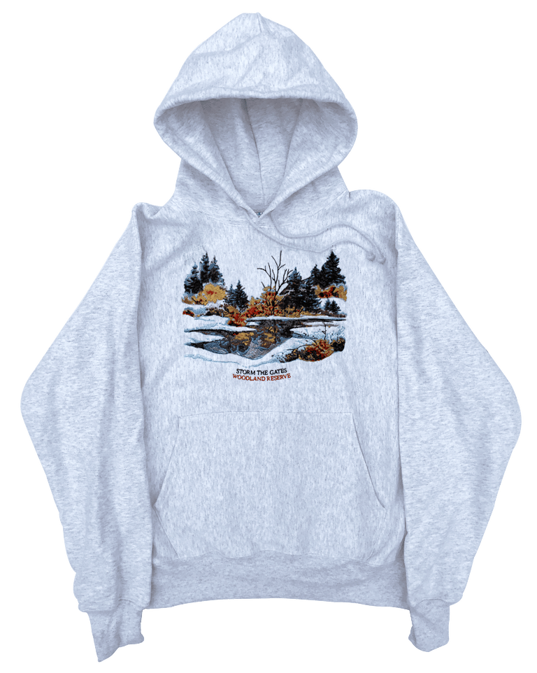 Image of WOODLAND RESERVE HOODED SWEATSHIRT (CHAMPION® REVERSE WEAVE)