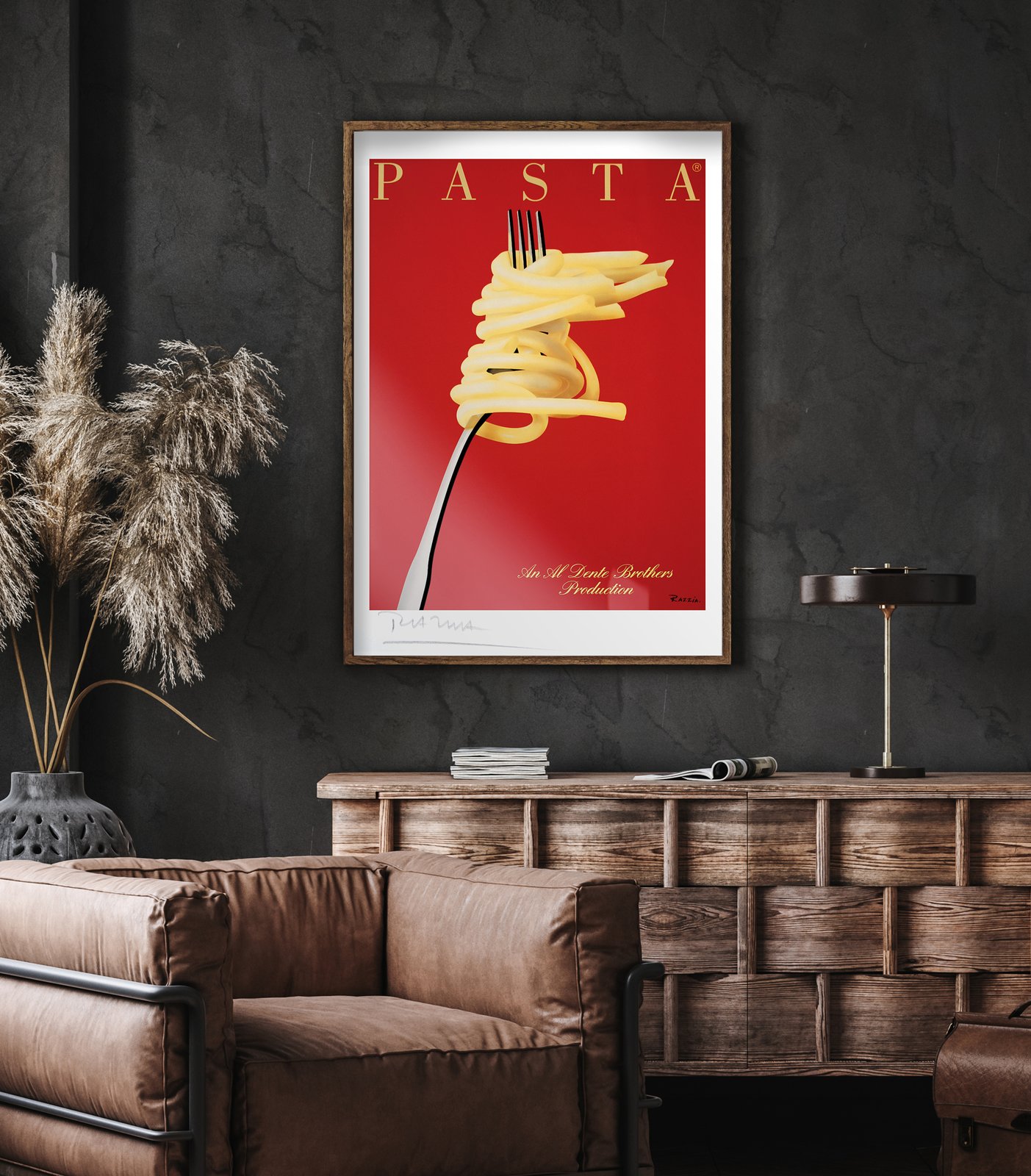 Pasta | Razzia | 1990 | Wall Art Print | Vintage Poster | The