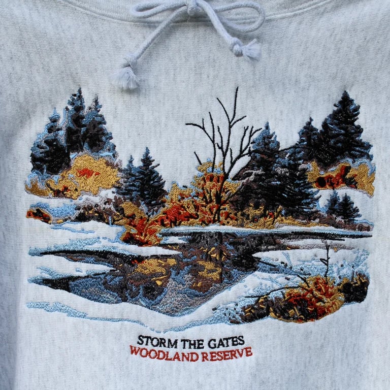 Image of WOODLAND RESERVE CREWNECK SWEATSHIRT(CHAMPION® REVERSE WEAVE)
