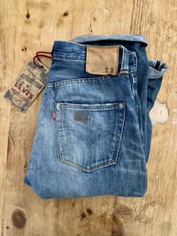 Image 1 of LEVI'S VINTAGE CLOTHING (LVC) DISTRESSED 1947 501XX BIG-E JEANS