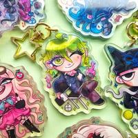 Image 1 of Danganronpa Holographic Keychains- V3 Killing Harmony