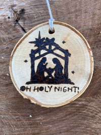 Image 3 of Birch Christmas Nativity Ornaments 