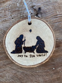 Image 4 of Birch Christmas Nativity Ornaments 