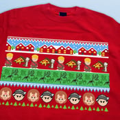 Image of Home Alone Pattern Christmas Sweatshirt 