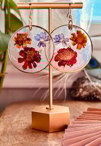 Image 1 of Pressed Pollinators on Capiz Shells