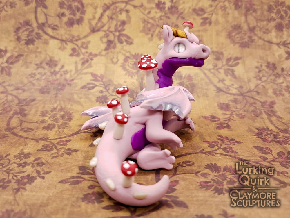 Whisper Infected Polymer Clay Dragon