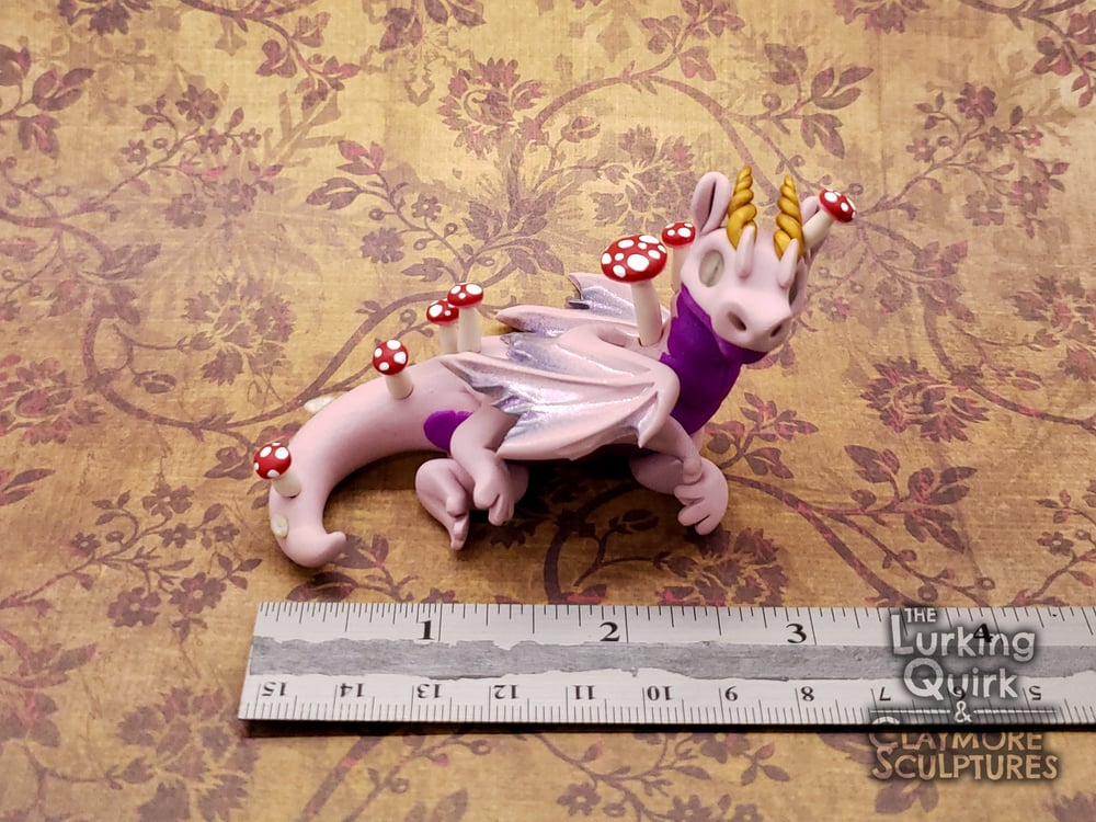 Whisper Infected Polymer Clay Dragon