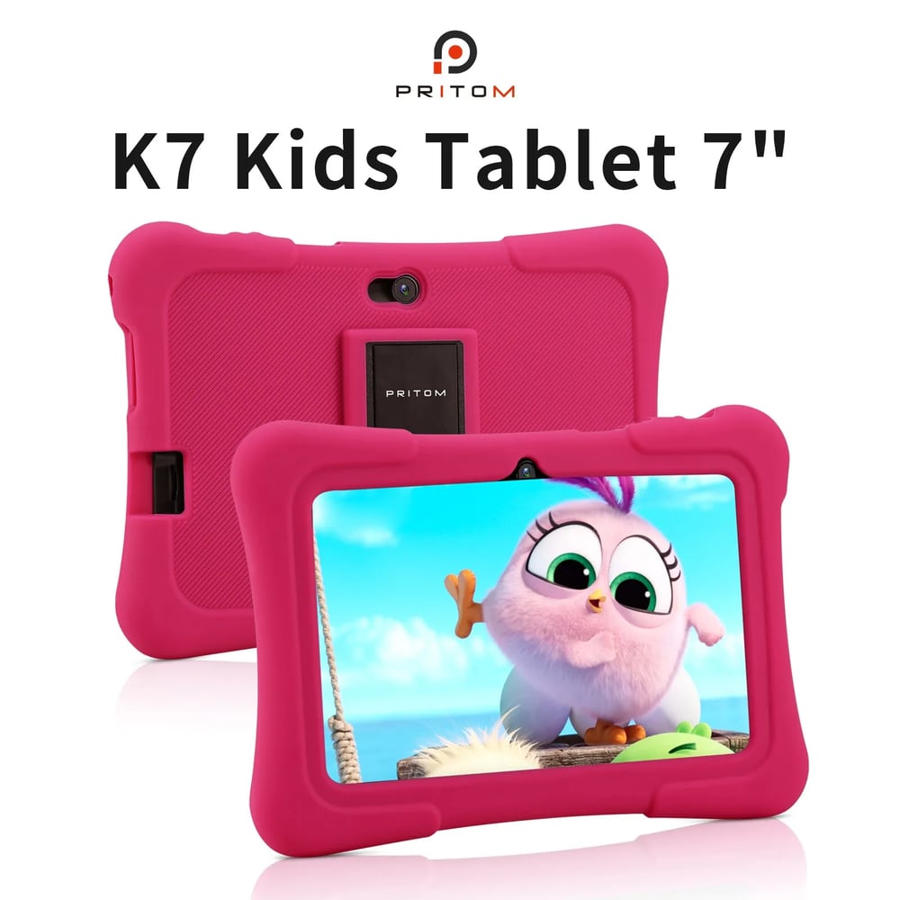 7 Inch Kids Android Tablet Quad 10 32 GB WiFi Bluetooth With Educational Software 