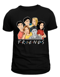 Image 3 of Tribute To Chandler Bing GraffRicks Tee