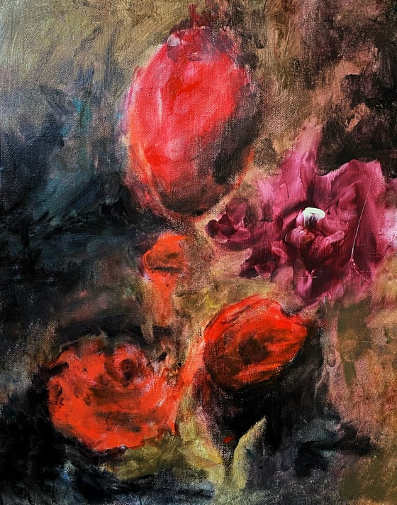 Image of Night Bouquet 1 (Original Painting)