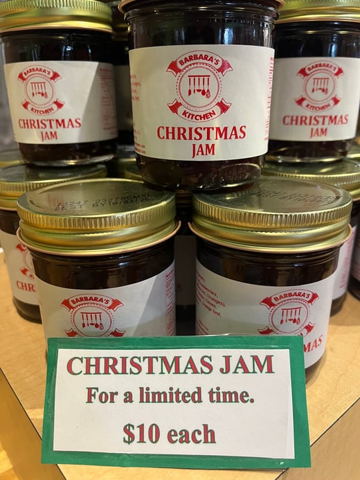 Christmas Jam by Barbara's Kitchen (Limited Edition )