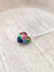 Image of Small Rainbow Heart Necklace