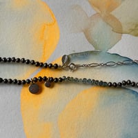 Image 3 of black aqua necklace