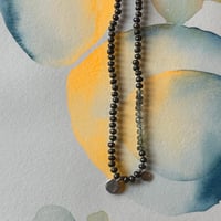 Image 5 of black aqua necklace
