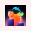 Splish Splash - Art Print