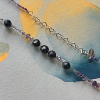 Image 4 of purple rainbow necklace
