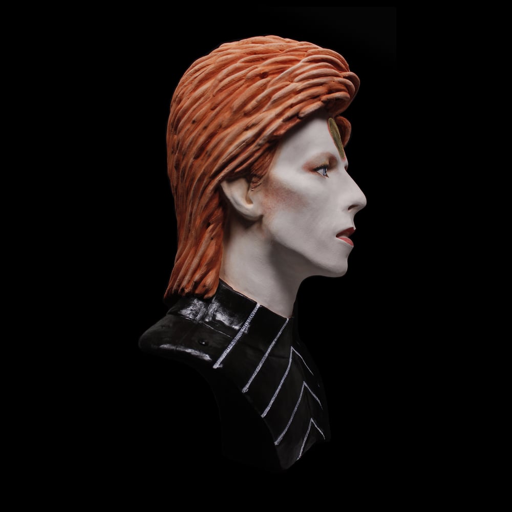 David Bowie 'Ziggy Stardust' - Full Head Bust Sculpture