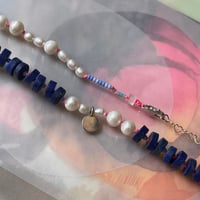 Image 3 of blue necklace