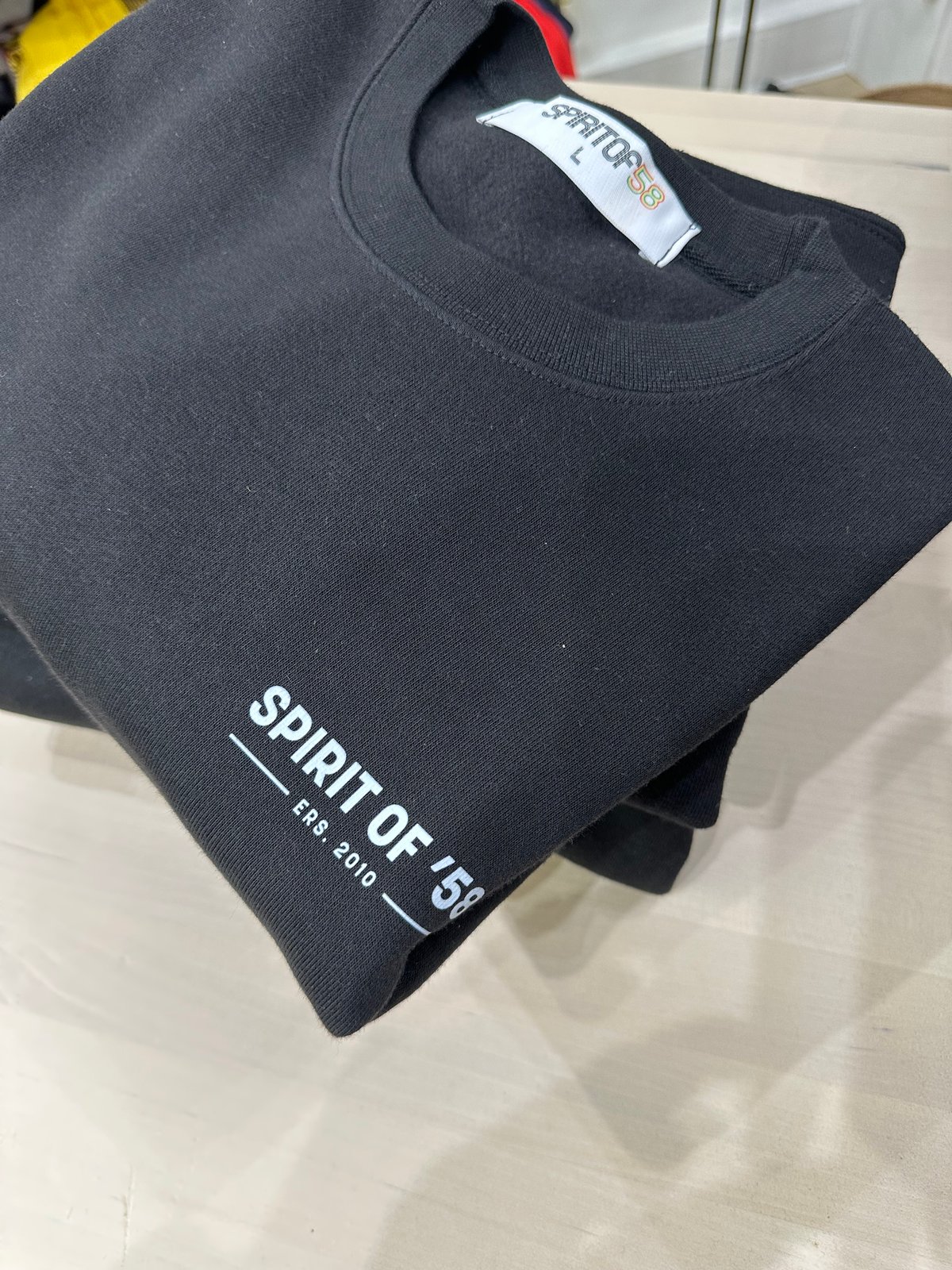 Image of Spirit of ‘58 Ers. 2010 Unisex Sweatshirt in Black 