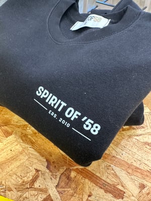 Image of Spirit of ‘58 Ers. 2010 Unisex Sweatshirt in Black 