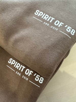 Image of Spirit of ‘58 Ers. 2010 Unisex Sweatshirt in Brown Mocha 
