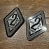 2% choppers Spain black and silver Patch + Sticker combo Image 3