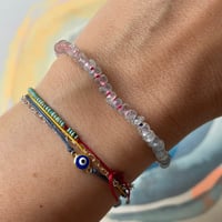 Image 2 of rainbow aqua bracelet
