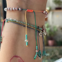 Image 3 of rainbow aqua bracelet