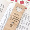 Teacher Thank You Gift. Personalised Teacher Bookmark.