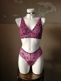 Image 4 of Pink Zebra Lace Panty