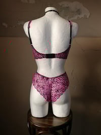 Image 5 of Pink Zebra Lace Bra