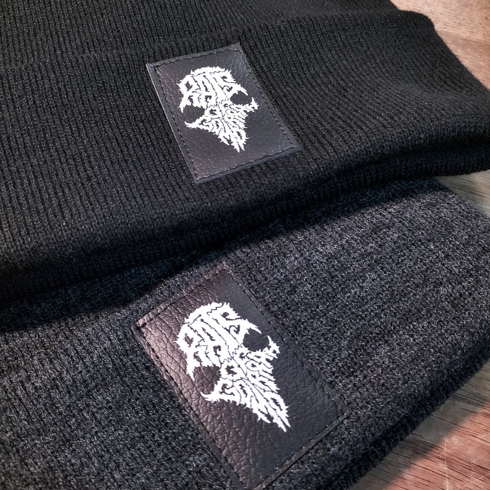 Skull Label Beanie