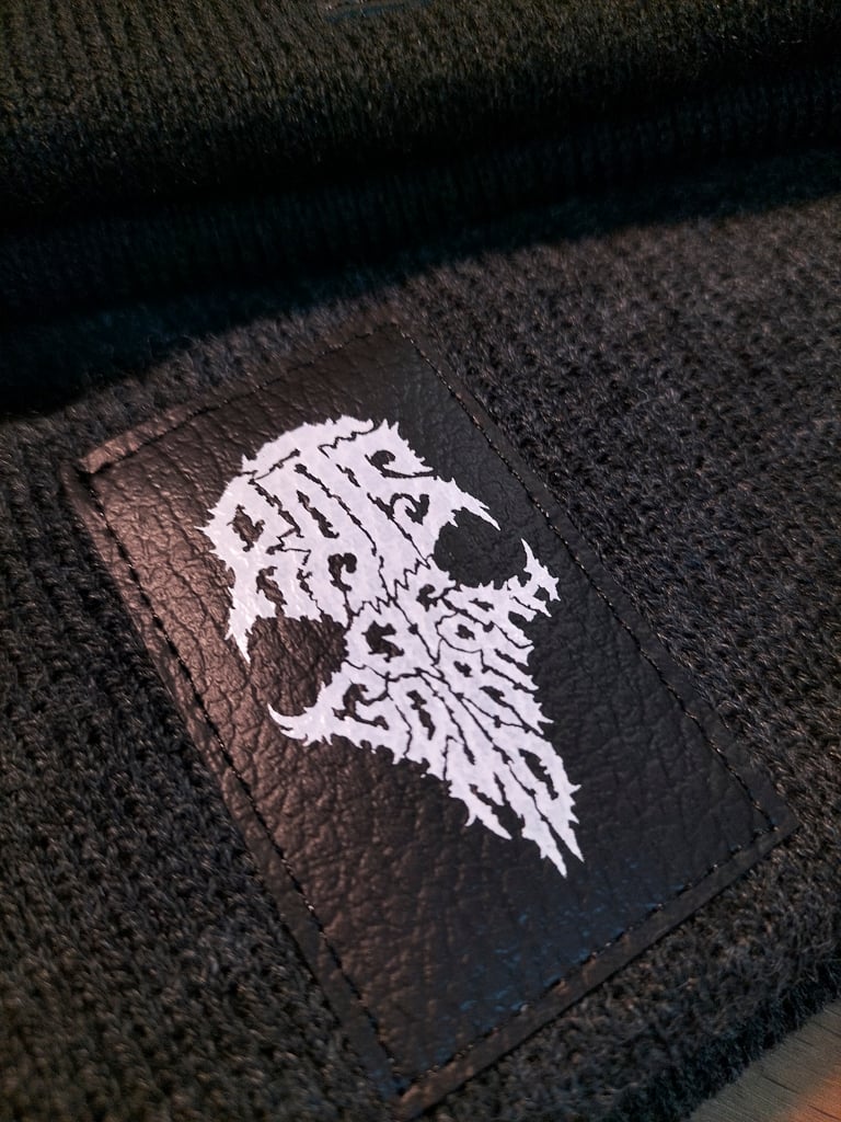 Skull Label Beanie