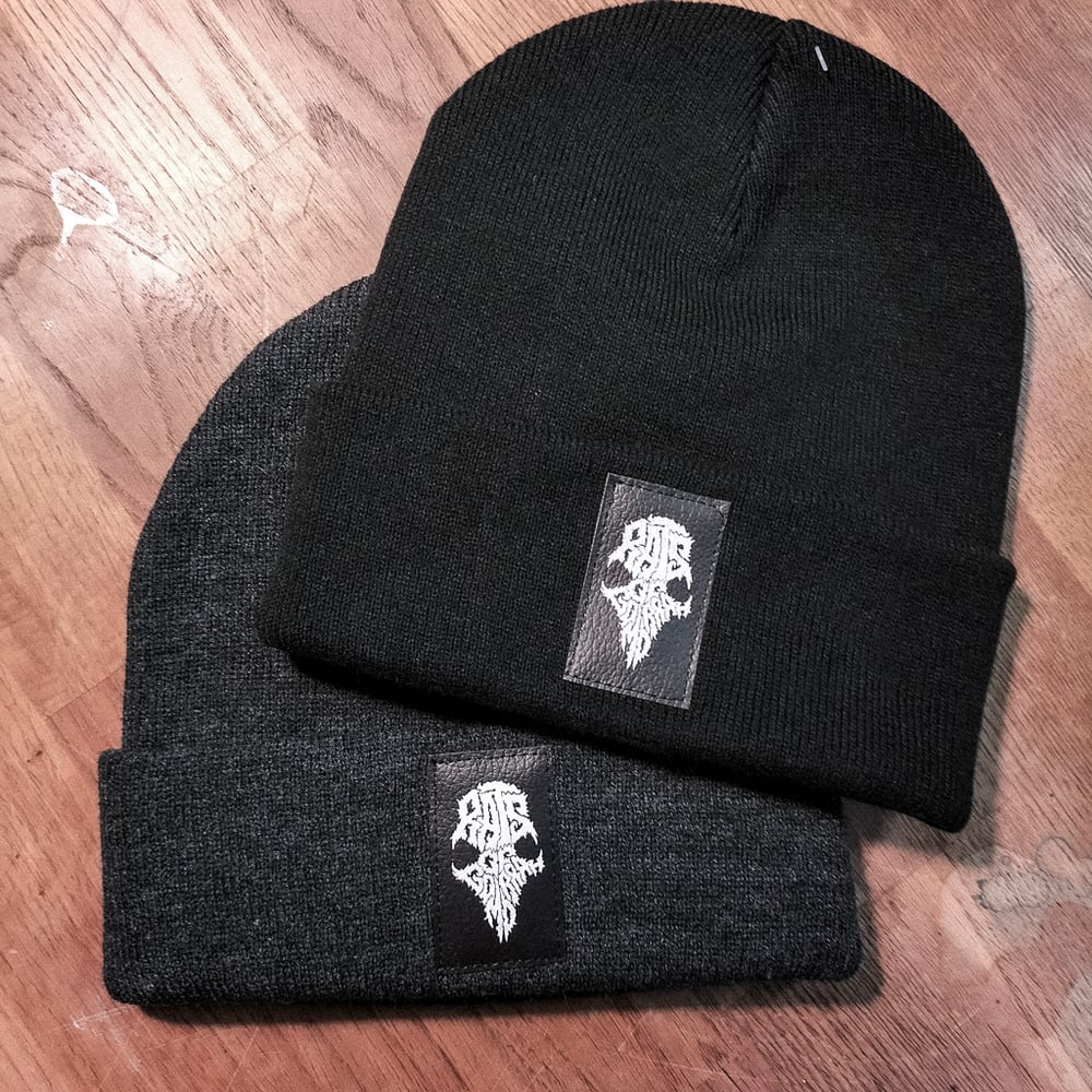 Skull Label Beanie