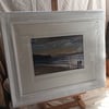 Framed 'Evening Stroll on the Strand' fine art print.