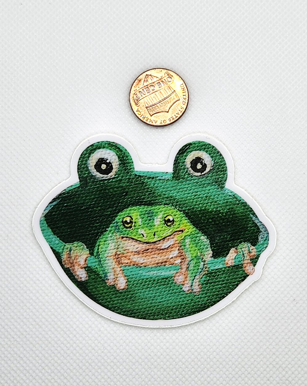 Image of Frog Bowl Sticker