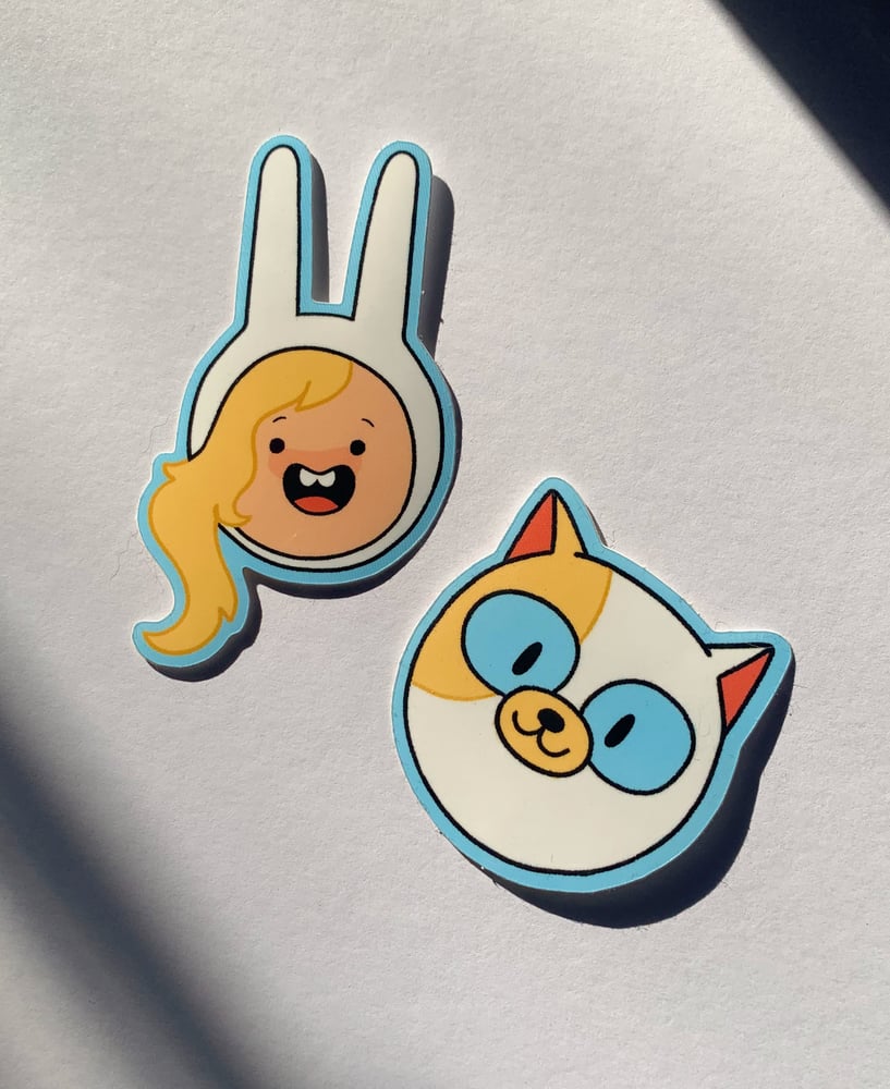 Image of Fionna & Cake stickers